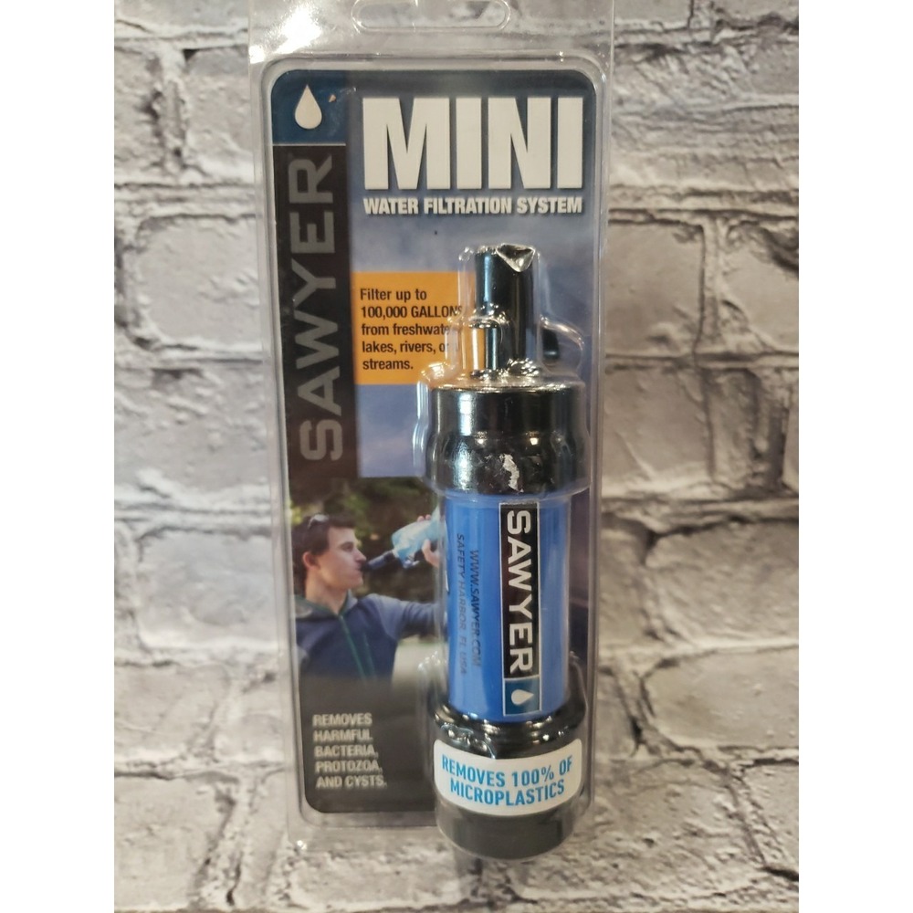 Sawyer MINI Water Filtration System Filters Up To 100,000 Gallons SP128 Sealed